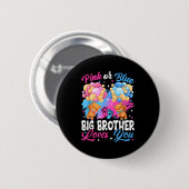 Bären Nk Oder Blau Großer Bruder Liebt Dich Geschl Button (Vorne & Hinten)