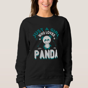 Bären - Nur Ein Mädchen, Das Panda Liebt Sweatshirt