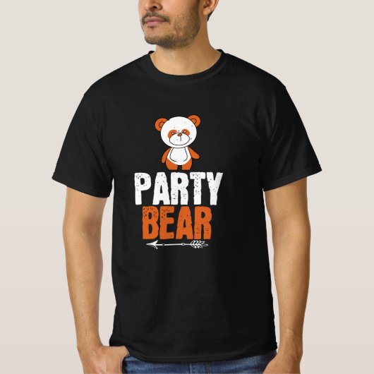 Bären - Party Bear T-Shirt (Vorderseite)