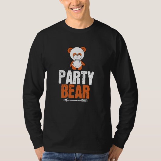 Bären - Party Bear T-Shirt (Vorderseite)