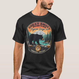 Bären Pigeon Forge Reise Great Smoky Mountains T-Shirt