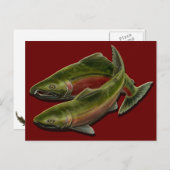 Bären Postcard Custom Lmon Fisch Postkarten (Vorne/Hinten)