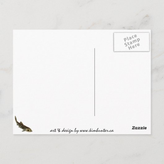 Bären Postcard Custom Lmon Fisch Postkarten (Rückseite)