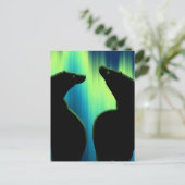 Bären Postcard Native Aurora Bären Art Cards Postkarte (Stehend Vorderseite)