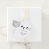 Bären Sie es, wenn sie Pop Babydusche Pop Geschenkanhänger (Beispiel)