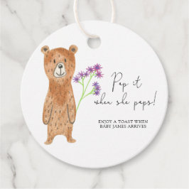 Bären Sie es, wenn sie Pop Babydusche Pop Geschenkanhänger