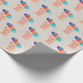 Bären Sie mit mir Liebe Sie Balloons Geschenkpapier (Ecke)