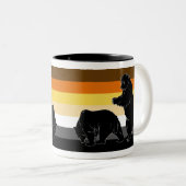 Bären sind Bärn-Tasse Zweifarbige Tasse (VorderseiteRechts)