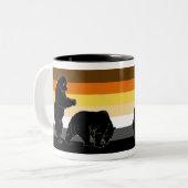 Bären sind Bärn-Tasse Zweifarbige Tasse (Vorderseite Links)