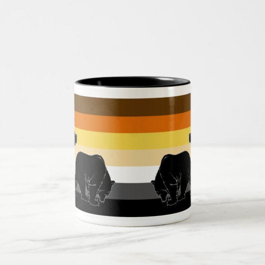 Bären sind Bärn-Tasse Zweifarbige Tasse (Mittel)