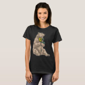 Bären-Sonnenblume T-Shirt (Vorne ganz)