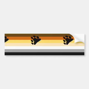 Bären-Stolz-Flagge Autoaufkleber