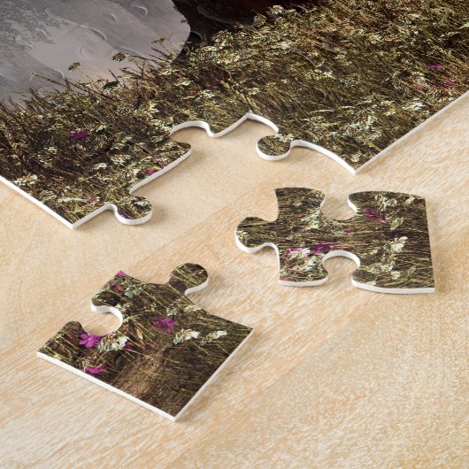 Bären um das Nebengebäude Puzzle (Seite)