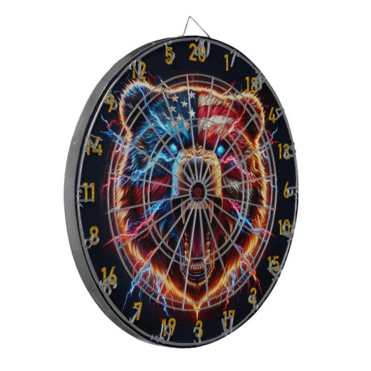 Bären und Bärenstärke von Fierce Dartscheibe (Vorderseite Links)