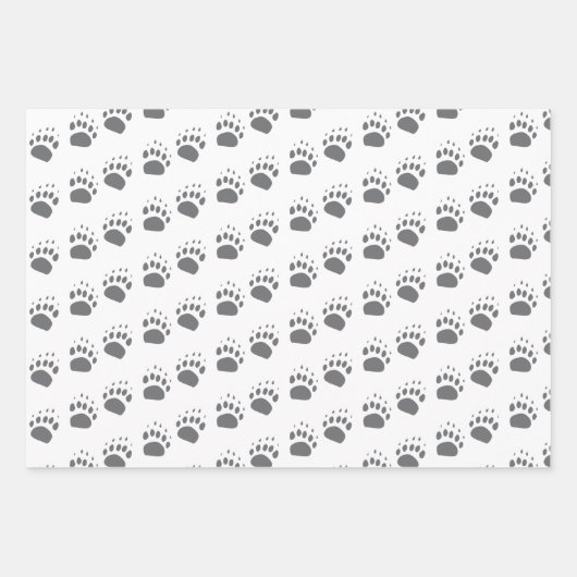 Bären- und Bergwaschpapier Geschenkpapier Set (Vorderseite 3)