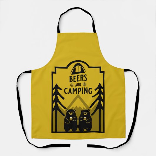 Bären und Biere Kanada Schürze (Vorderseite)