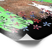 Bären und Bunny Liebe Paare Woodland Tierart Art Fotodruck (Ecke)