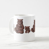 Bären- und Cub-Tasse Kaffeetasse (Vorderseite Links)