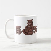 Bären- und Cub-Tasse Kaffeetasse (Links)