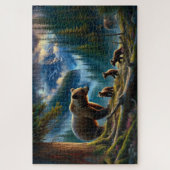 Bären- und Cubs-Abenteuer, Waldberg Puzzle (Vertikal)