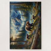 Bären- und Cubs-Abenteuer, Waldberg Puzzle (Vertikal)