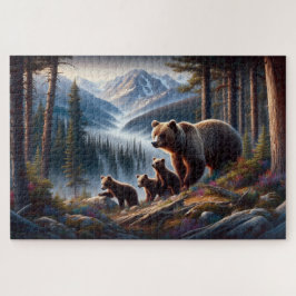 Bären- und Cubs-Abenteuer, Waldberg Puzzle