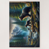 Bären- und Cubs-Abenteuer, Waldberg Puzzle (Vertikal)