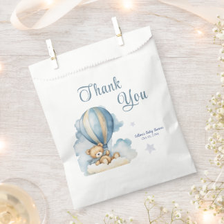 Bären und fliegende Ballons Blue Fvor Bag Geschenktütchen