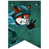 Bären und Fox Geburtstagsparty Wimpelkette (Erste Fahne)