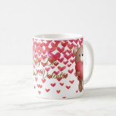 Bären und Herz, Kaffeetasse, Valentinsgeschenk Kaffeetasse (VorderseiteRechts)