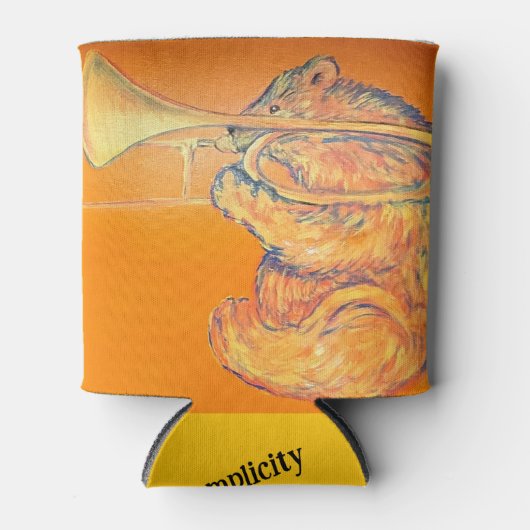 Bären und Kaninchen Dosenkühler (Vorderseite)