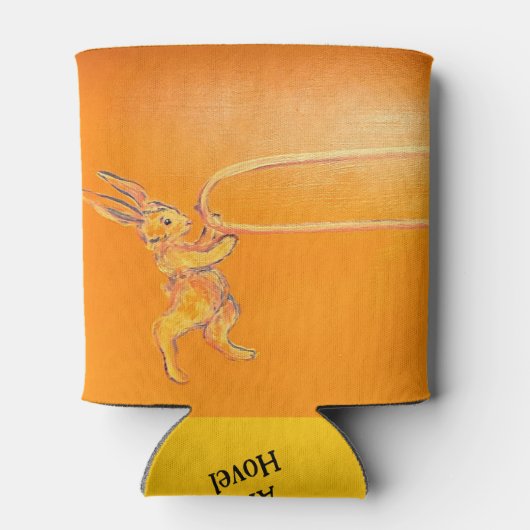 Bären und Kaninchen Dosenkühler (Rückseite)