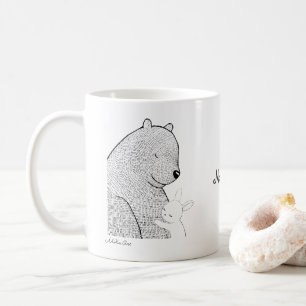 Bären und Sonnenhasen, Niedliche Waldtiere Kaffeetasse