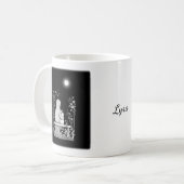 Bären und Sonnenschein im Mondschein Romantischer  Kaffeetasse (Vorderseite Links)