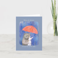 Bären und Sonnenschein unter dem Schirm Sweet I Li