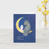 Bären und sonnige Paare Liebe Jubiläum Valentine Karte (Gelbe Blume)