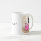 Bären und sonnige Teezeit Niedliches Paar individu Kaffeetasse (VorderseiteRechts)