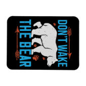 Bären - Weck den Bären nicht Magnet (Horizontal)