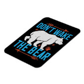 Bären - Weck den Bären nicht Magnet (Linke Seite)