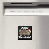 Bären Weihnachtstiere Bears Frohe Weihnachtszeit M Magnet (In Situ (Geschirrspüler))