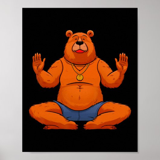 Bären Yogayogi-Bär Poster (Vorne)
