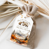 Bärenabenteuer Fall Neutrale Babydusche Geschenkanhänger