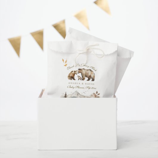 Bärenabenteuer Fall Neutrale Babydusche Geschenktütchen (Party)