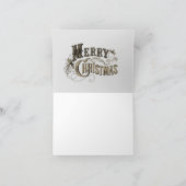 Bärenangriff Feiertagskarte (Innenseite)