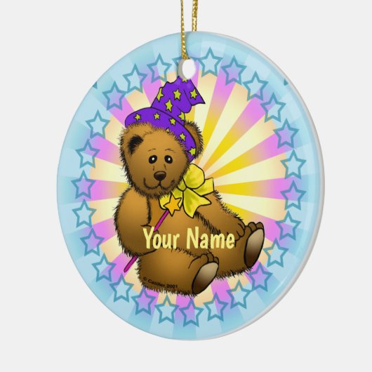 Bärenassistent Keramik Ornament (Links)