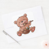 Bärenaufkleber Quadratischer Aufkleber (Umschlag)