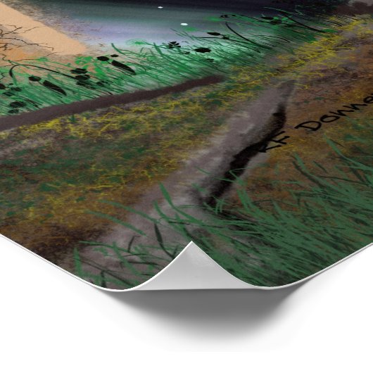 Bärenaurora Poster (Ecke)