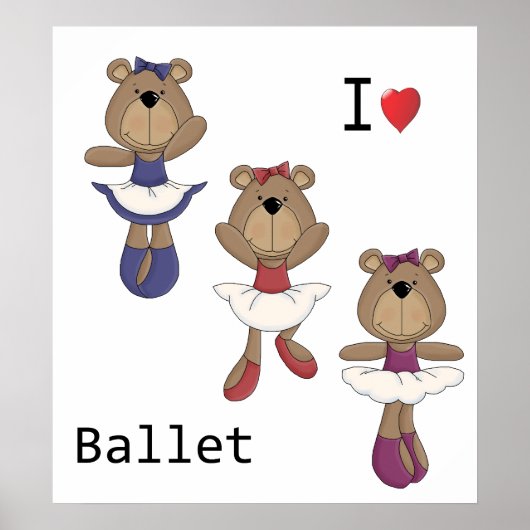 Bärenballett Poster (Vorne)