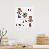 Bärenballett Poster (Küche)