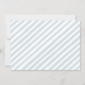 Bärenballon Junge Dusche Foto Einladung (Rückseite)